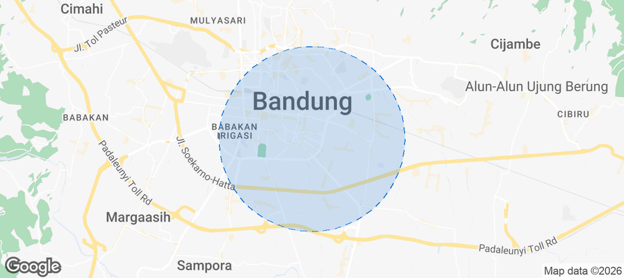 Lengkong Airbnb map